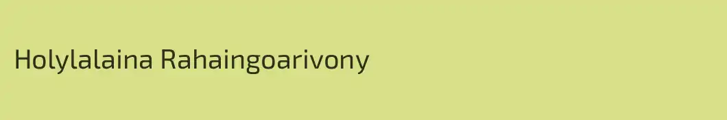 Holylalaina Rahaingoarivony